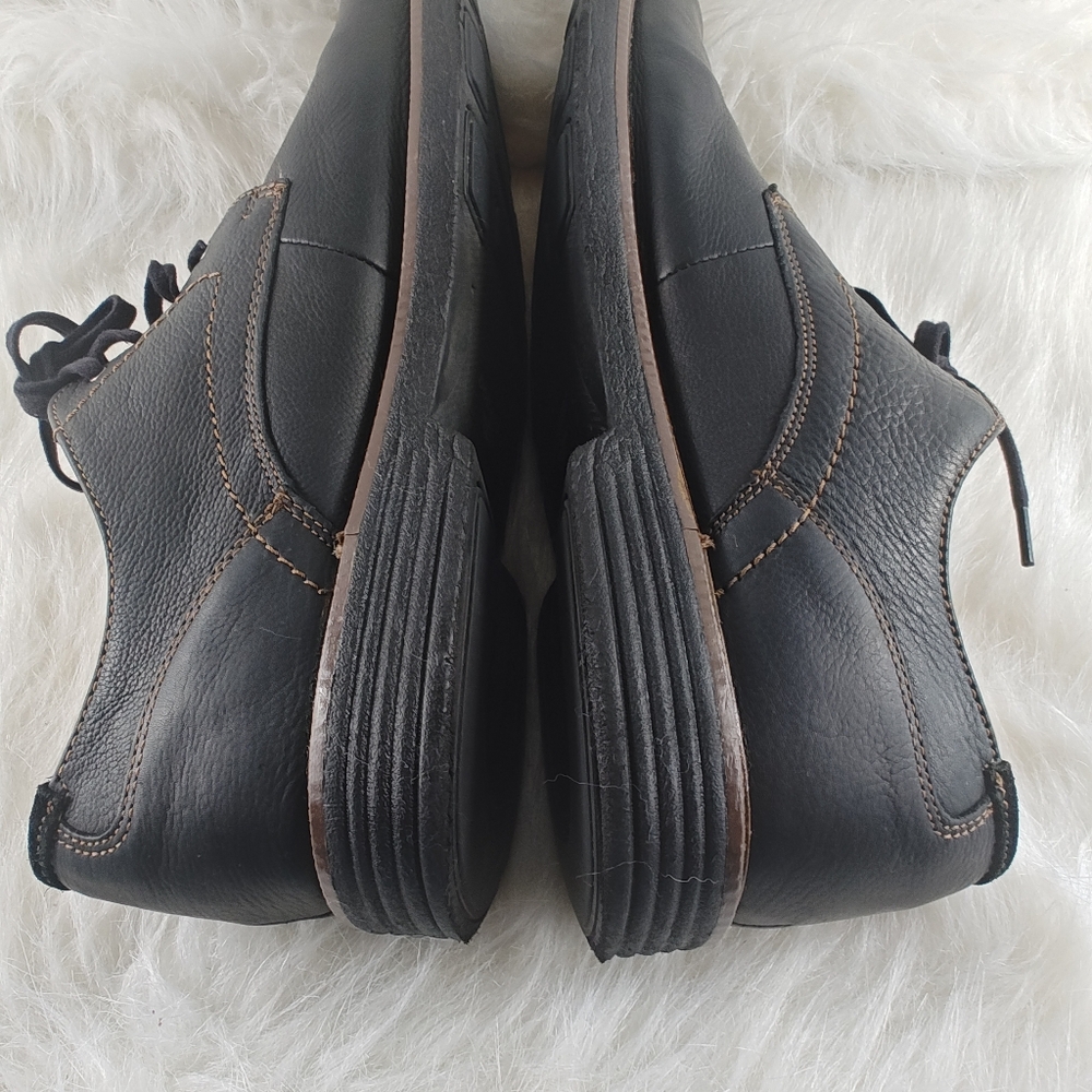 Dockers Black Leather Men’s Dress Shoes Lace Up Oxford Size 12M - Picture 9 of 15